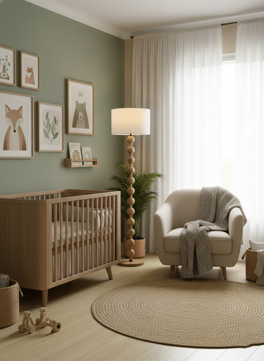 Hugo Barbell Floor Lamp