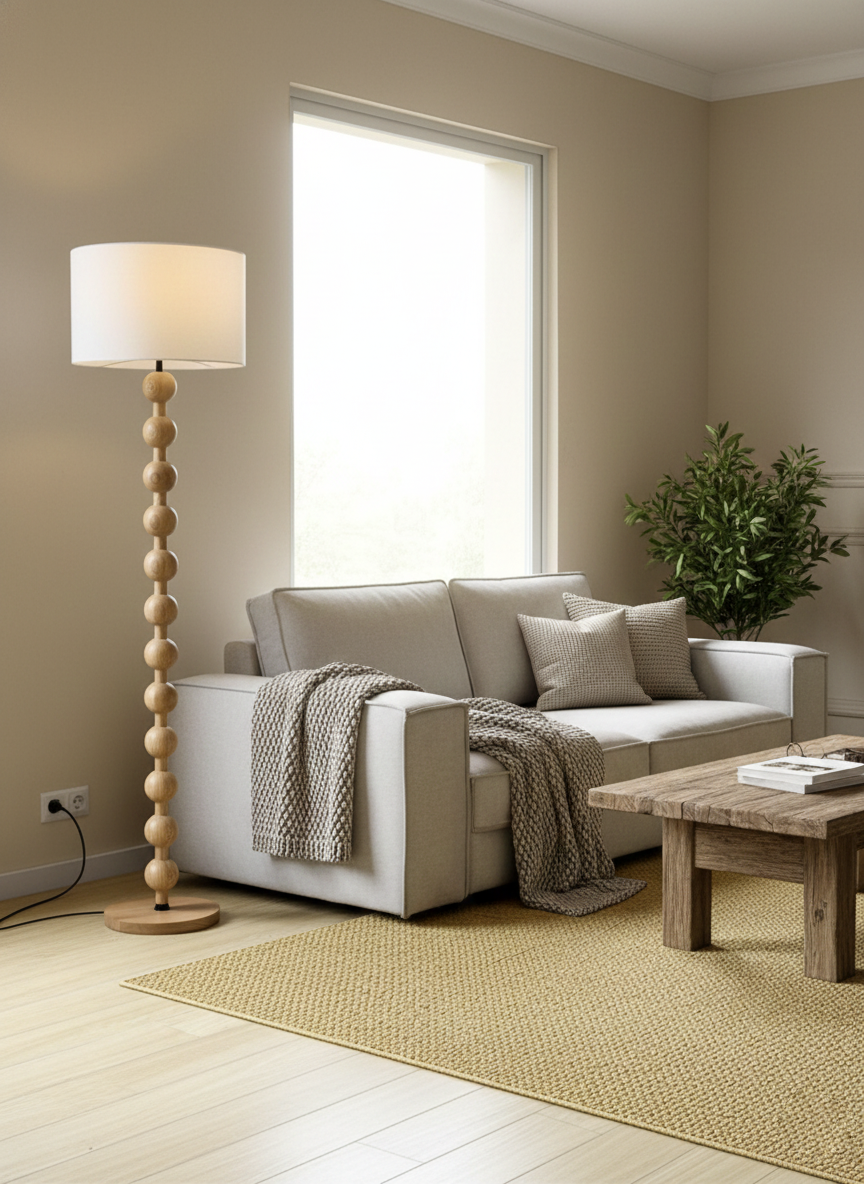 Hugo Barbell Floor Lamp