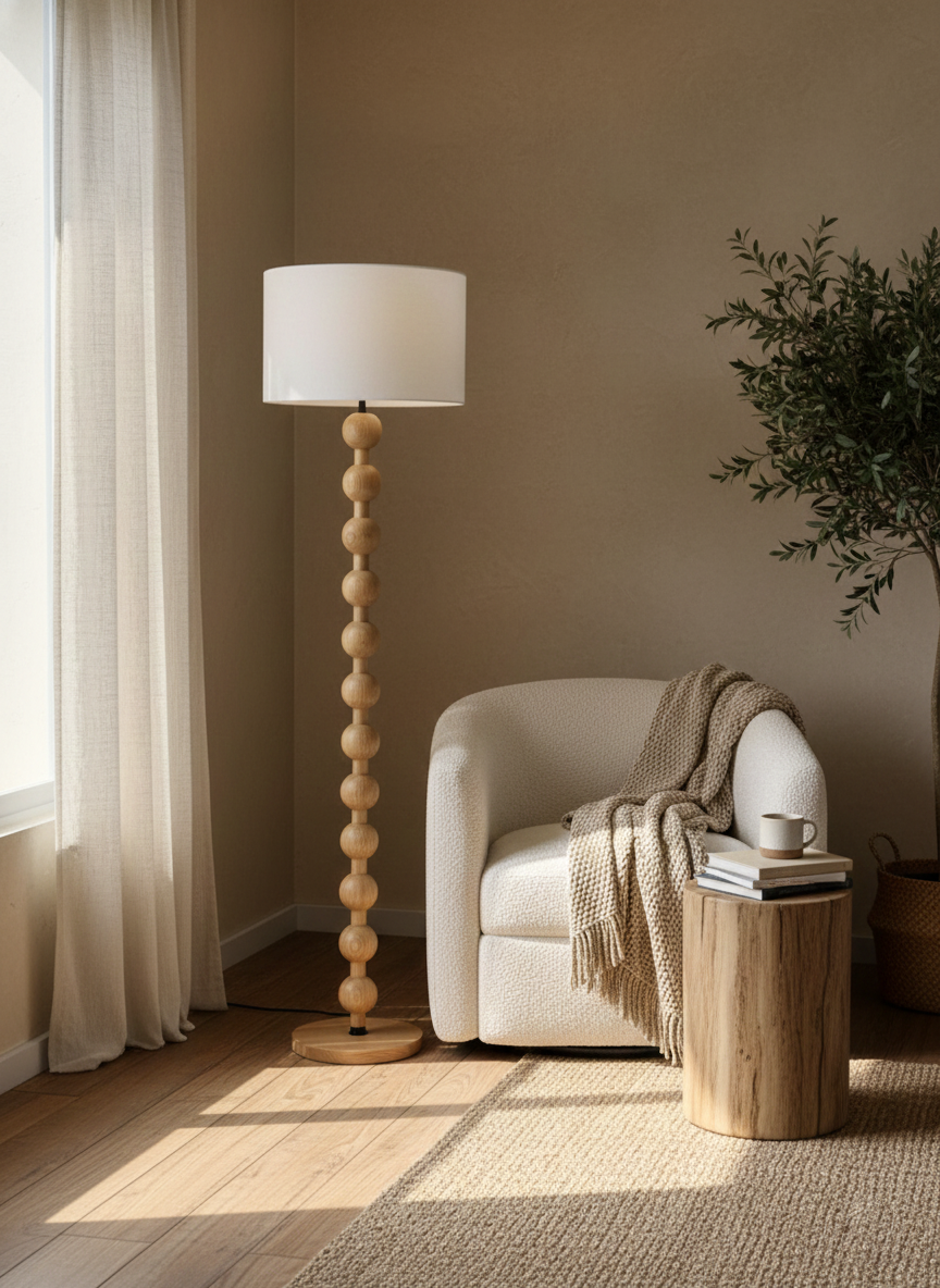 Hugo Barbell Floor Lamp