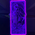 Purple Aquarius Girl Neon Sign – Zodiac LED Light, Astrology Wall Art, Aesthetic Room Decor, Unique Gift for Aquarius Lovers