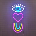 EYE LOVE U neon signs