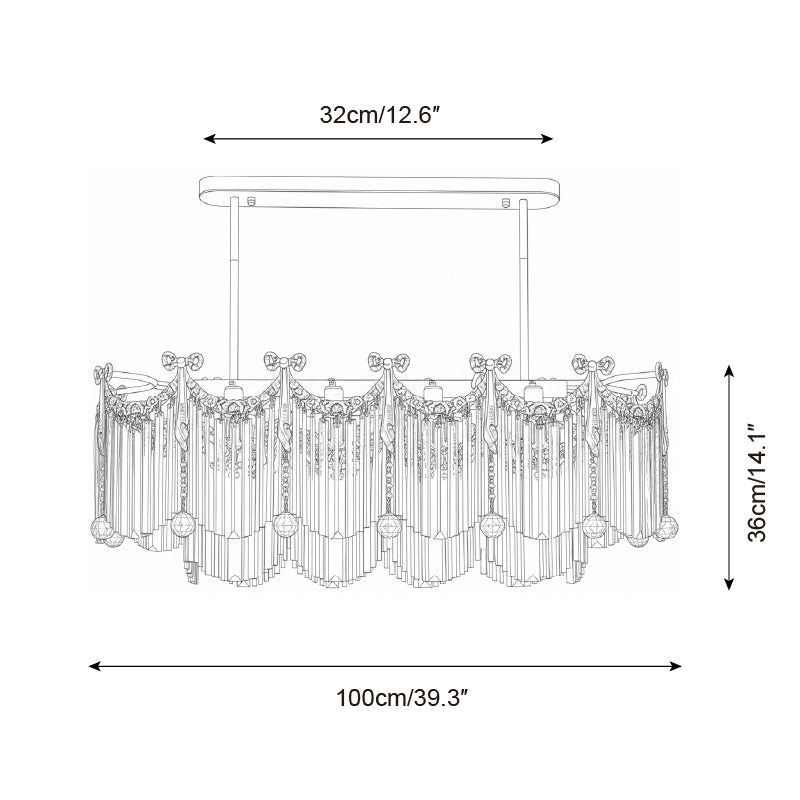 Imperial Cascade Chandelier