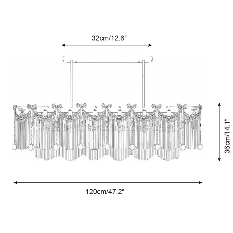 Imperial Cascade Chandelier