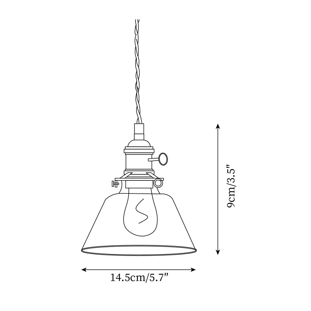 Jasmine Glass Pendant Lamp