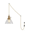 Jasmine Glass Plug In Pendant Light