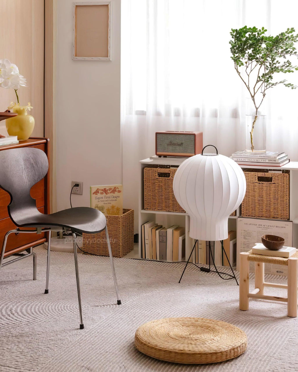 Jellyfish Silk Floor Lamp