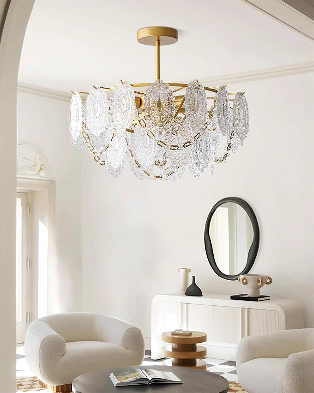 Katia Glass Chandelier