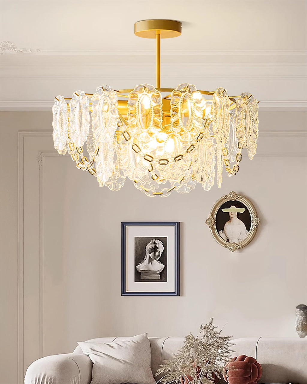 Katia Glass Chandelier