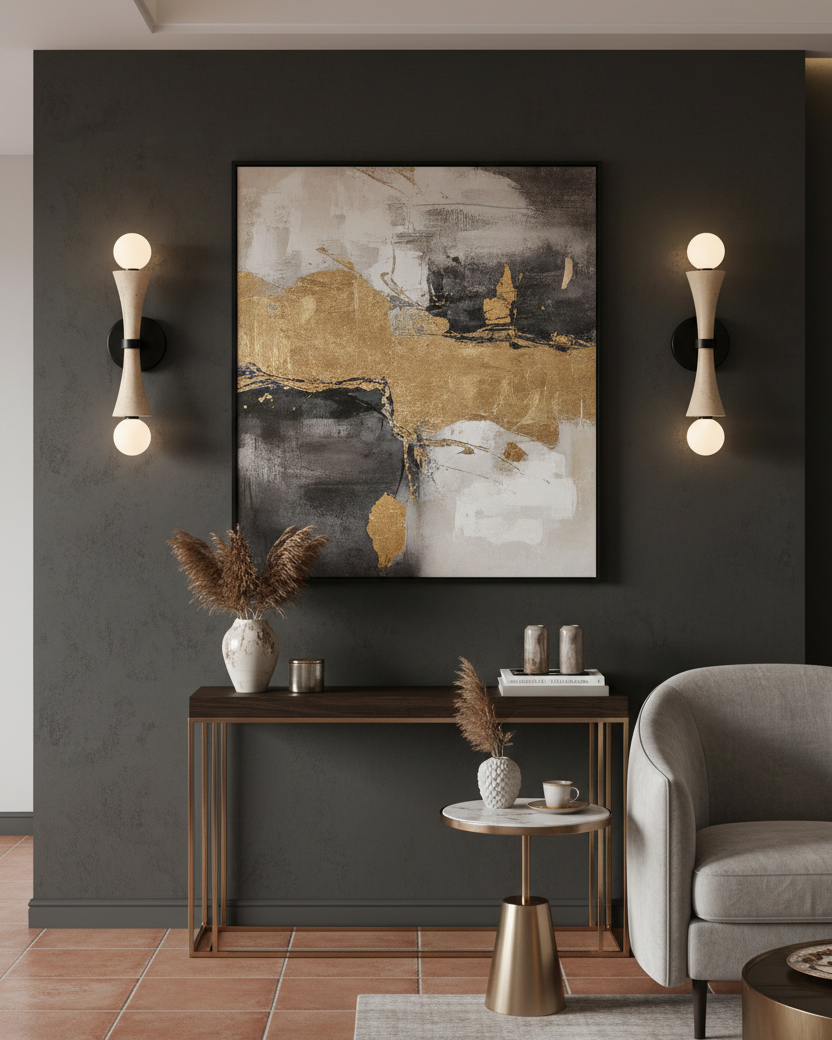 Katia Travertine Wall Lamp