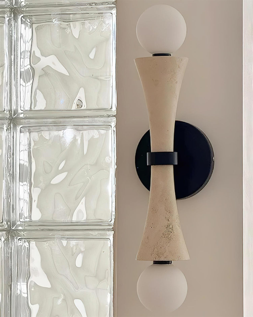 Katia Travertine Wall Lamp