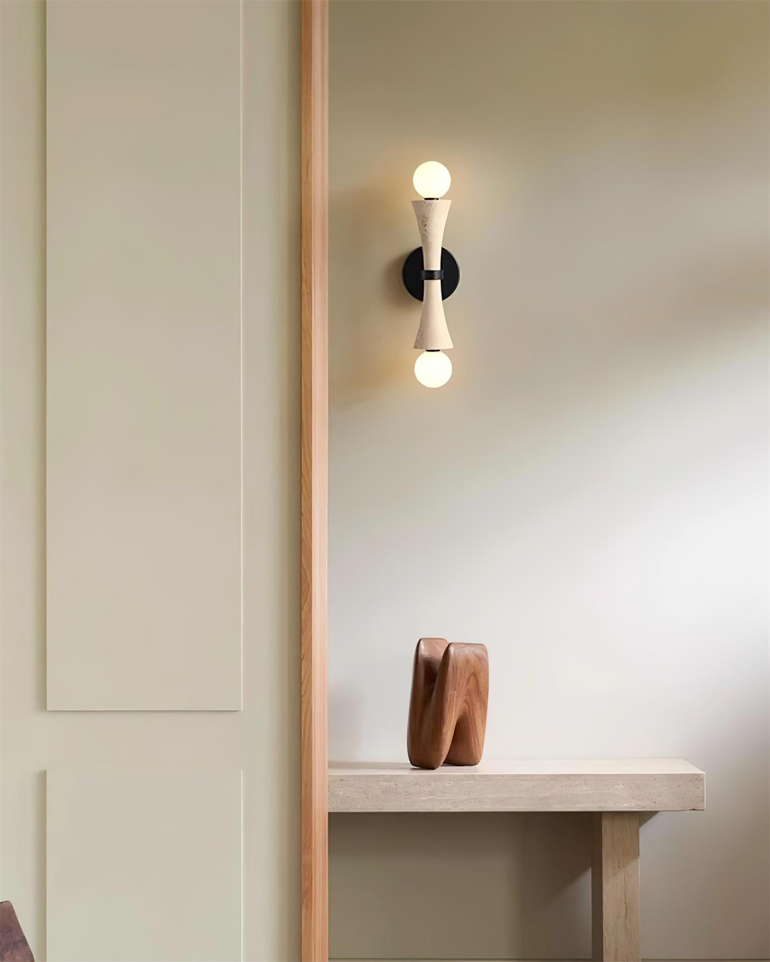 Katia Travertine Wall Lamp