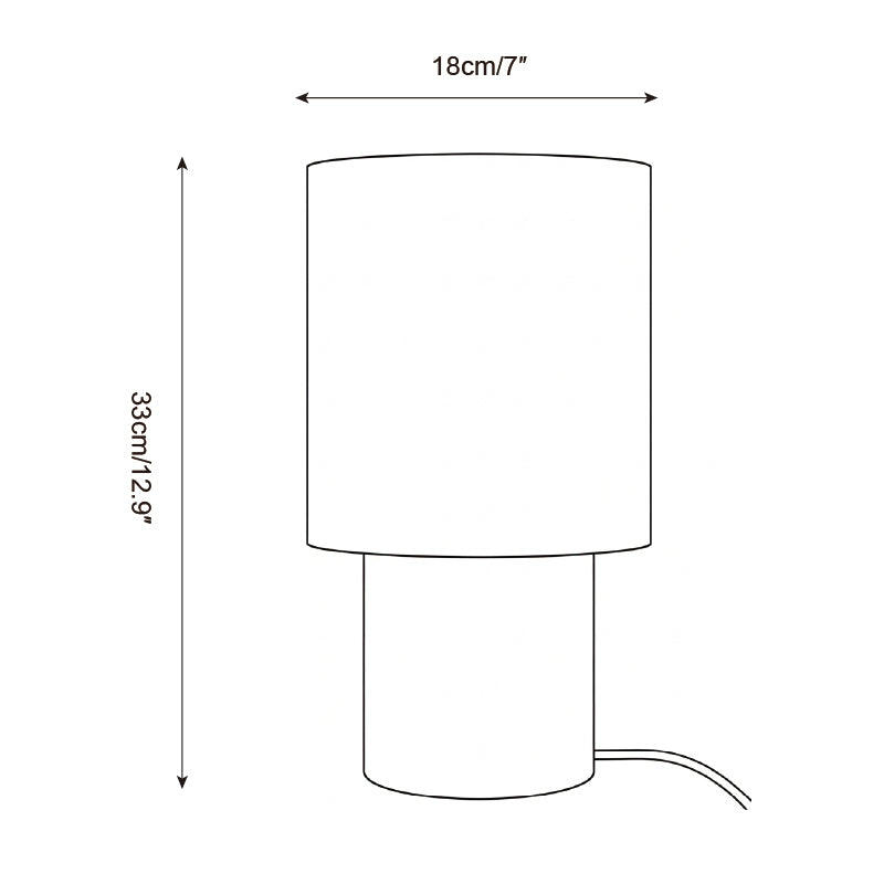Kindle Oak Table Lamp