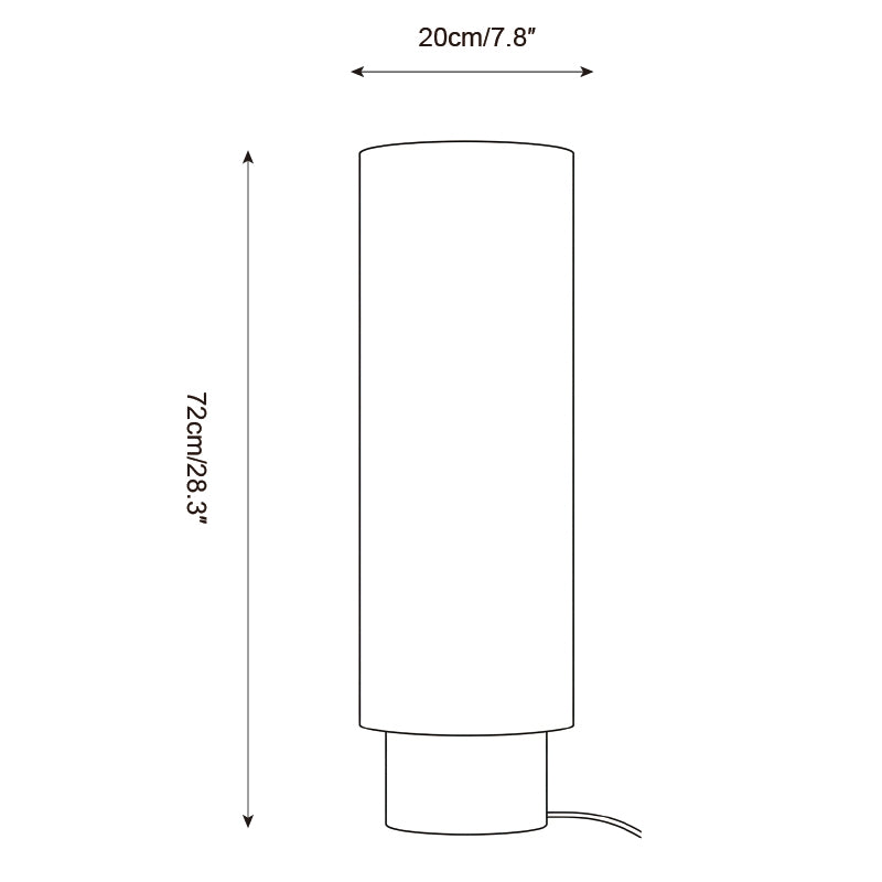 Kindle Oak Table Lamp
