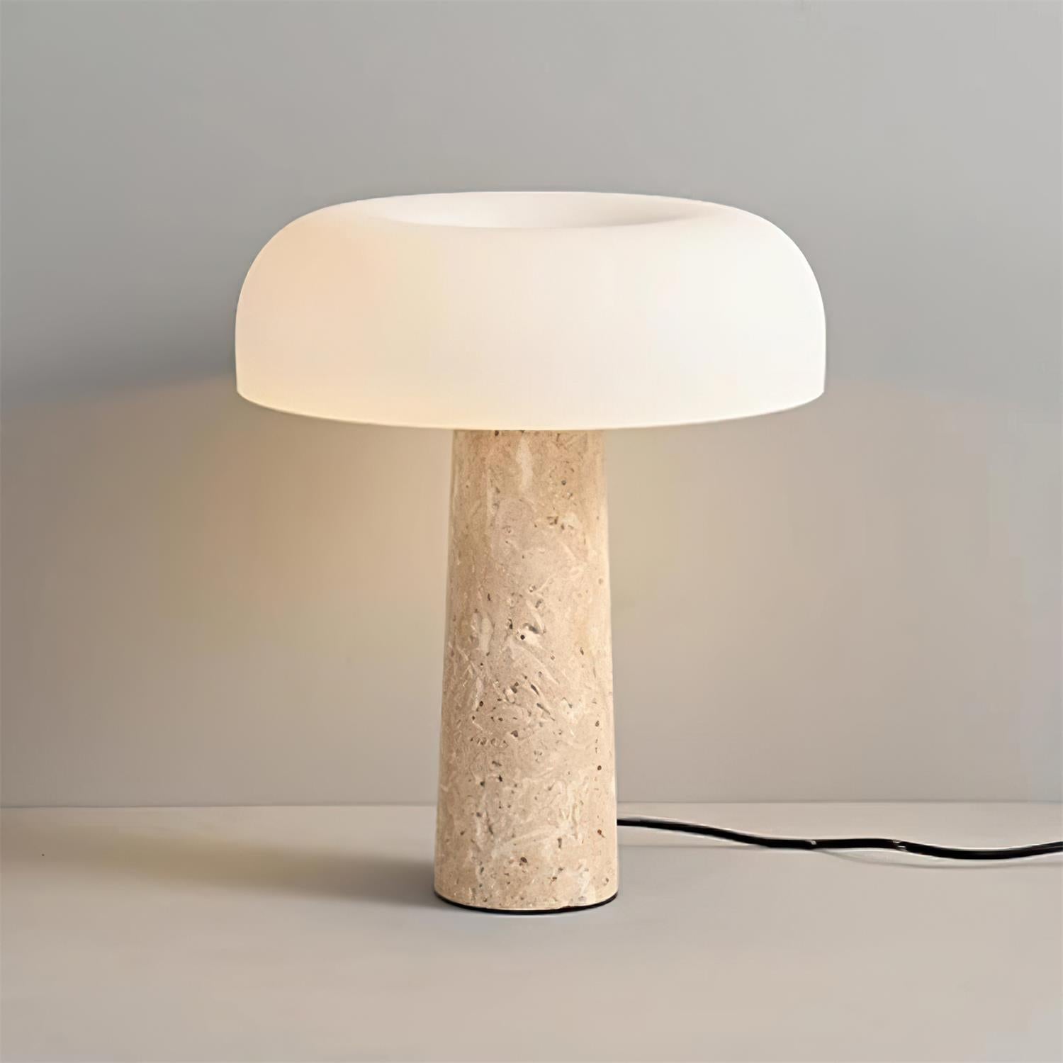 Kine Travertine Table Lamp