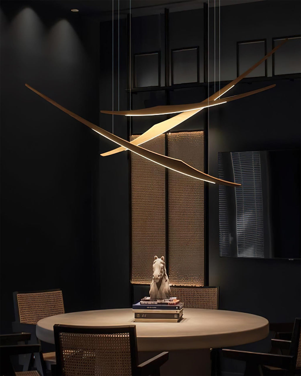 Kinetic Arc Chandelier