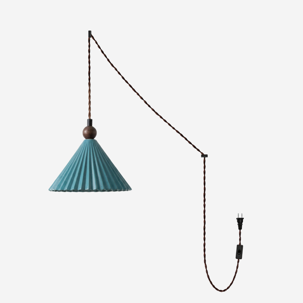 Kismet Ceramics Plug In Pendant Light