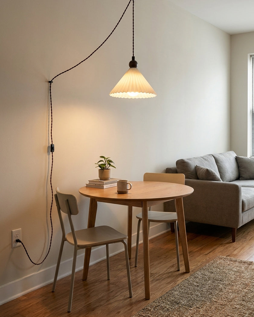 Kismet Ceramics Plug In Pendant Light