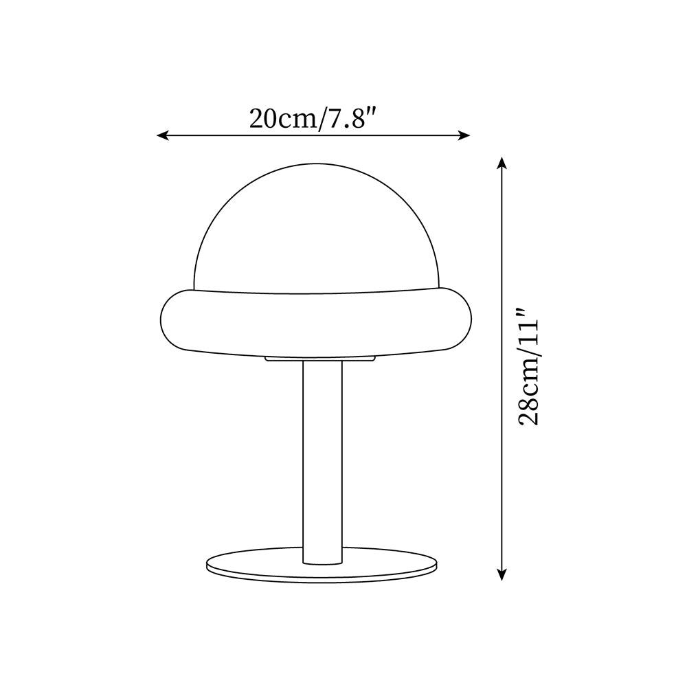 Kleine Glass Table Lamp