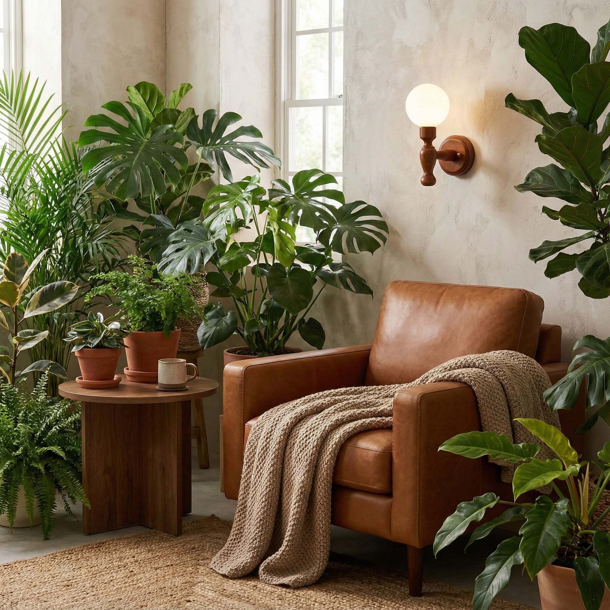 Kuli Wood Wall Lamp
