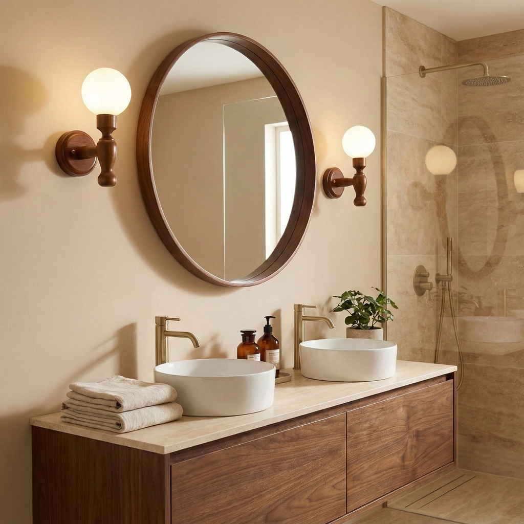 Kuli Wood Wall Lamp