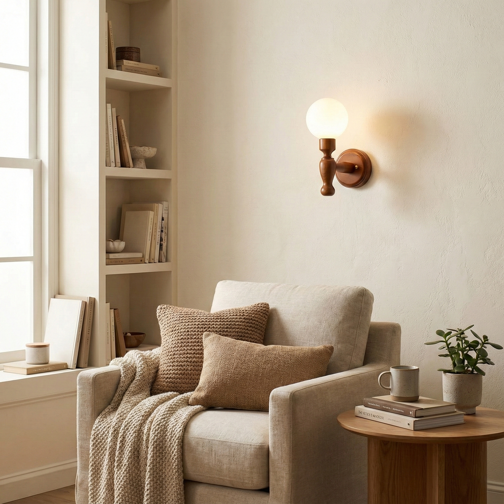 Kuli Wood Wall Lamp