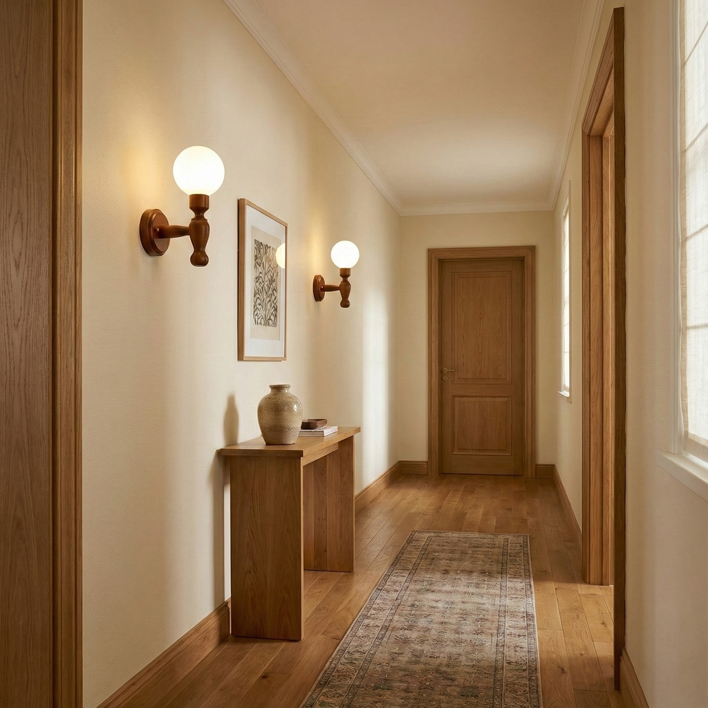 Kuli Wood Wall Lamp