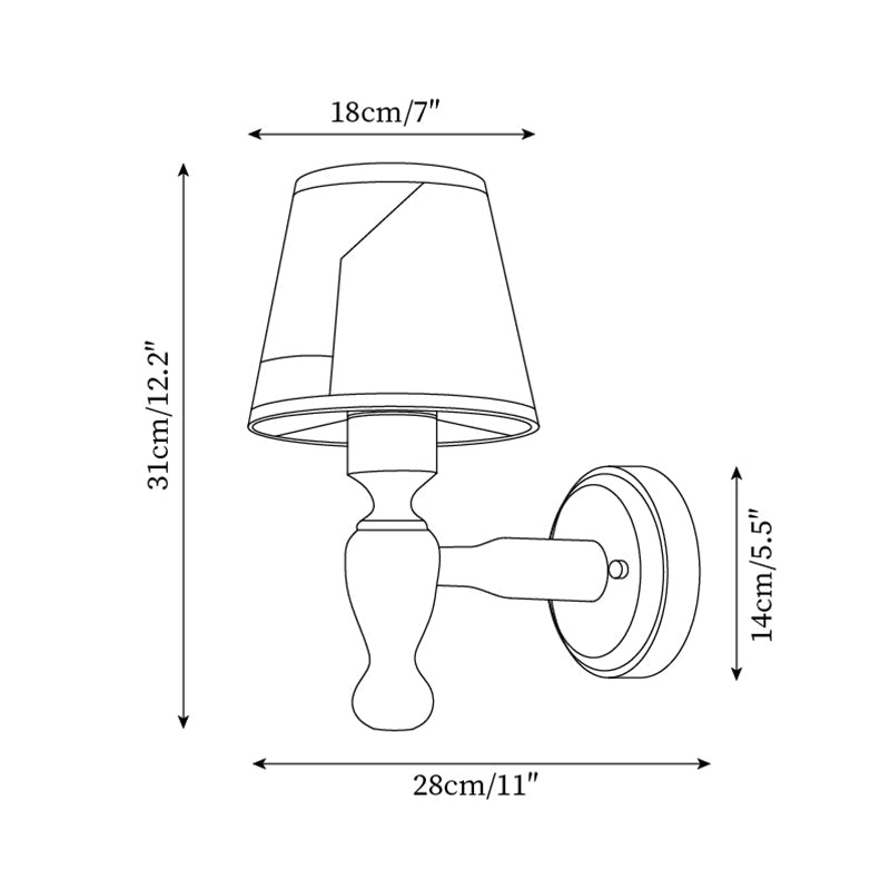 Kuli Wood Wall Lamp