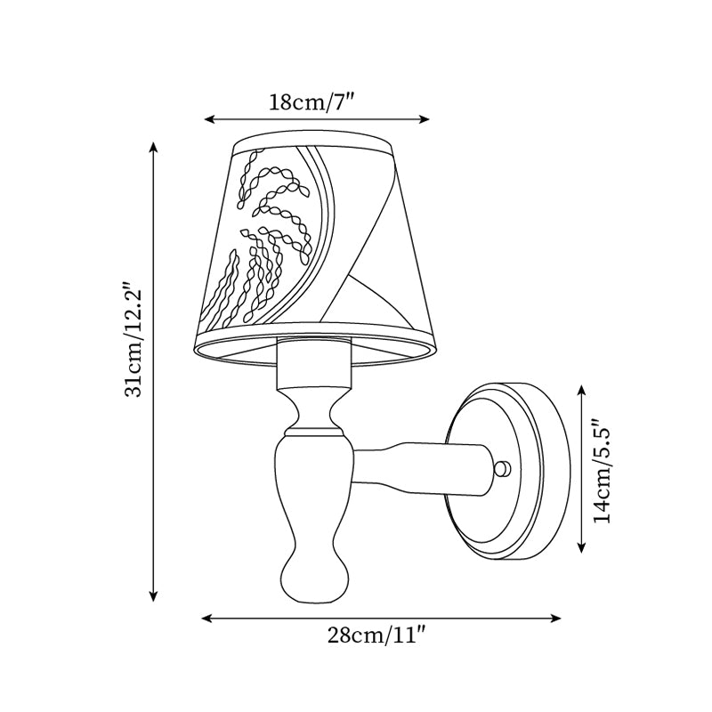 Kuli Wood Wall Lamp