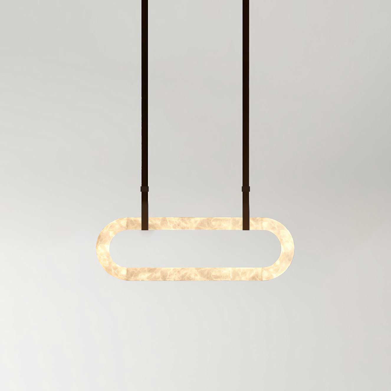 Kurve Alabaster Chandelier