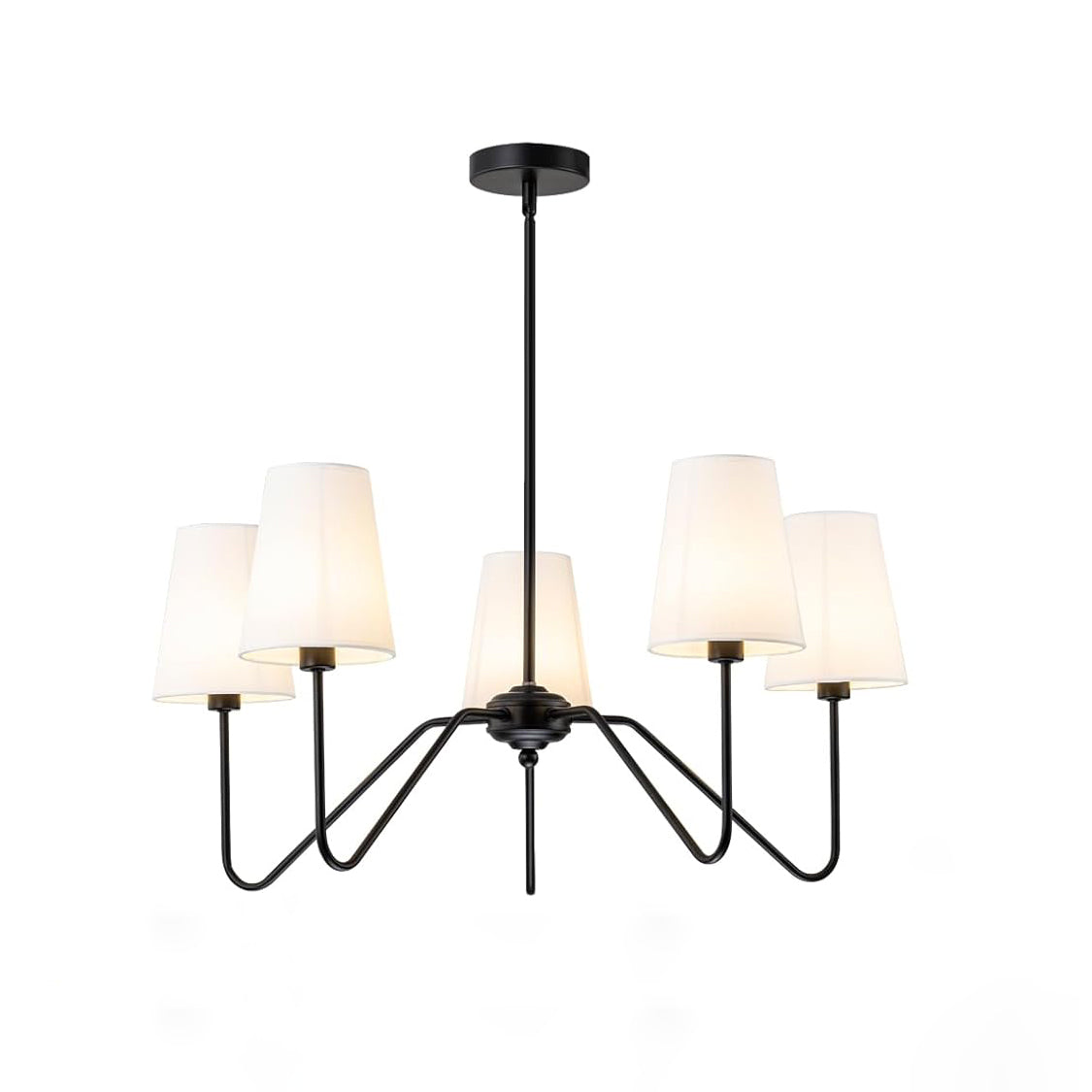 Lassen Black Chandelier