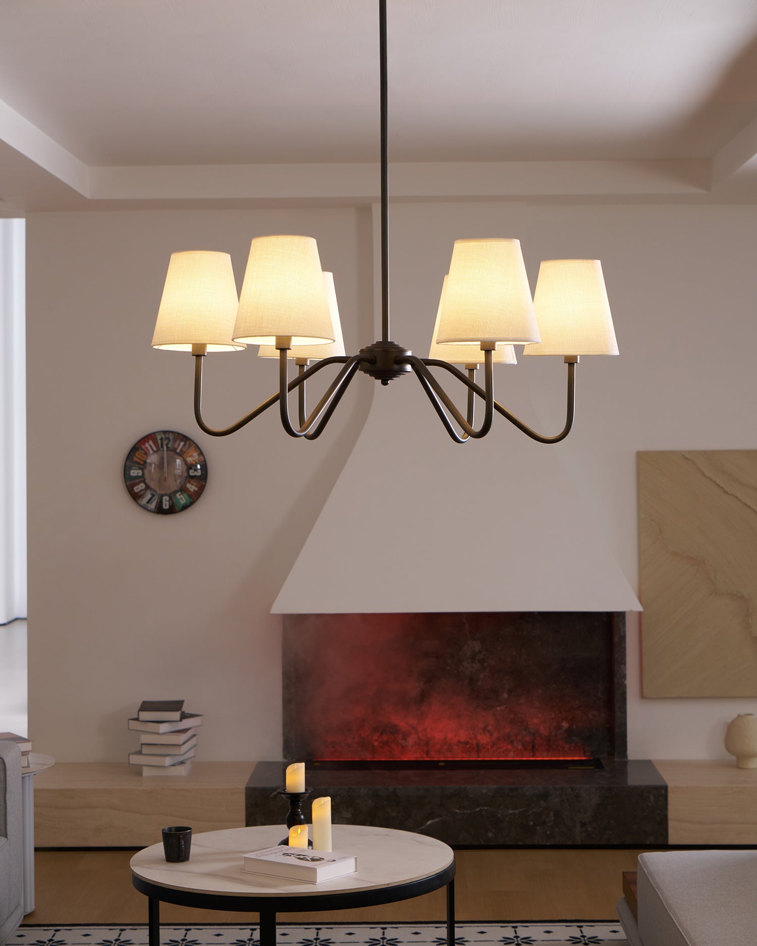 Lassen Black Chandelier