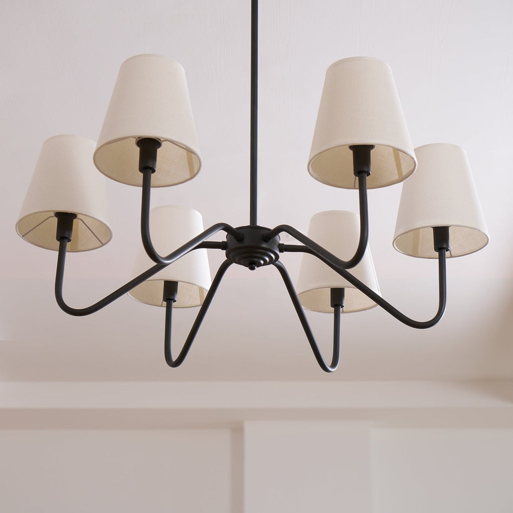 Lassen Black Chandelier