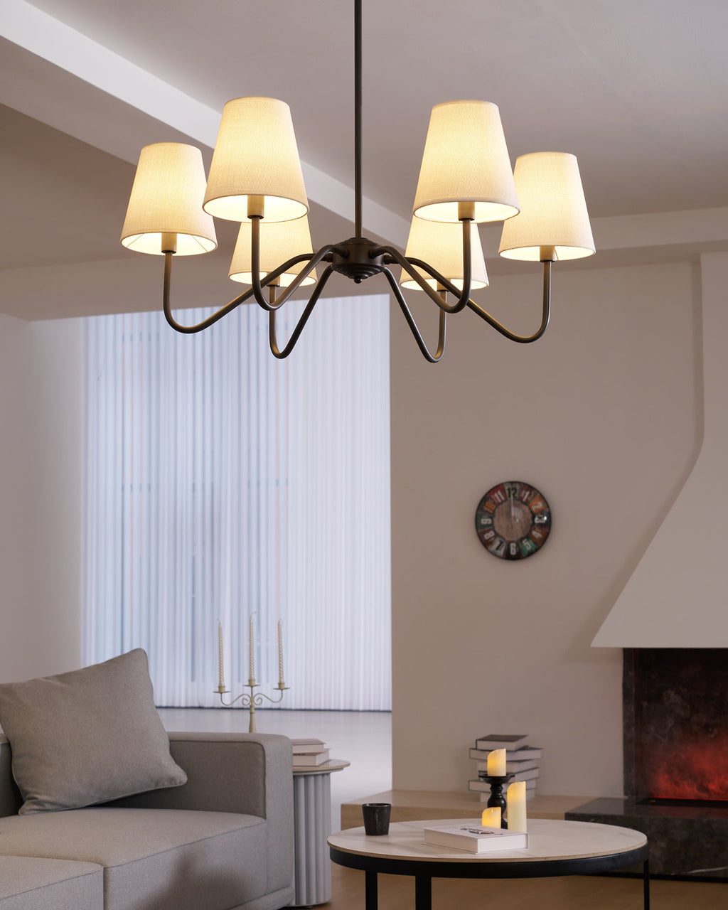 Lassen Black Chandelier