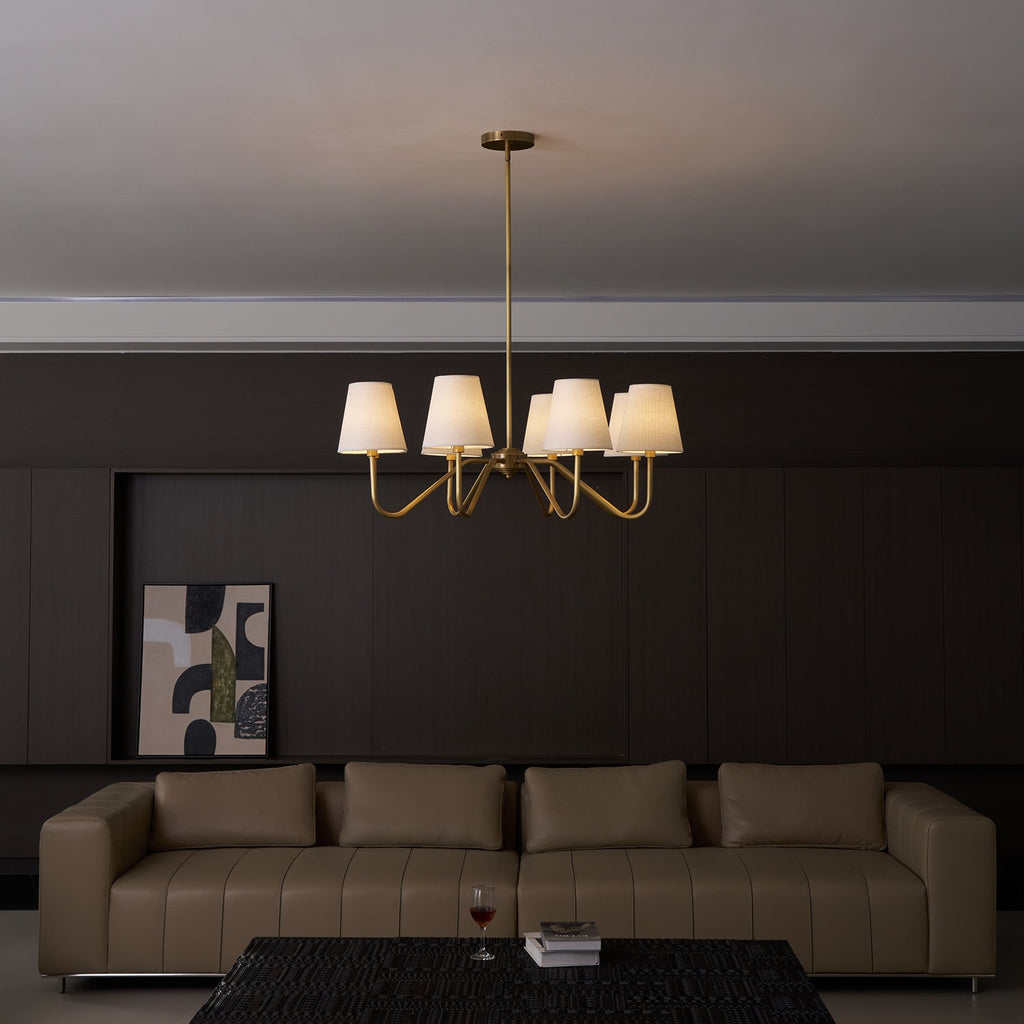Lassen Brass Chandelier