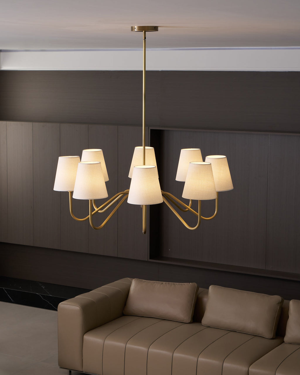 Lassen Brass Chandelier