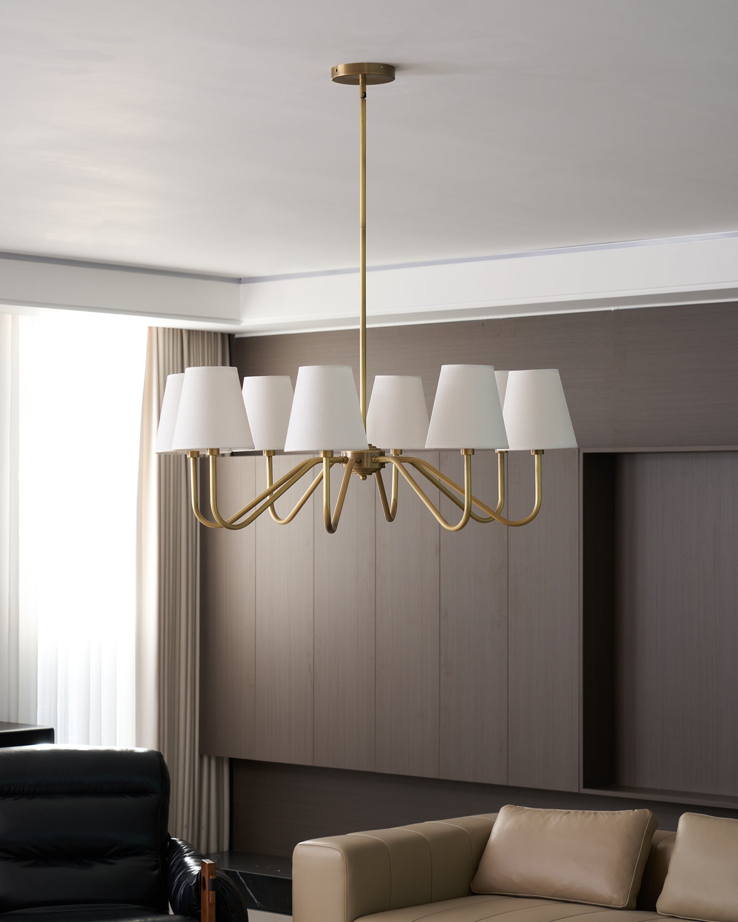 Lassen Brass Chandelier