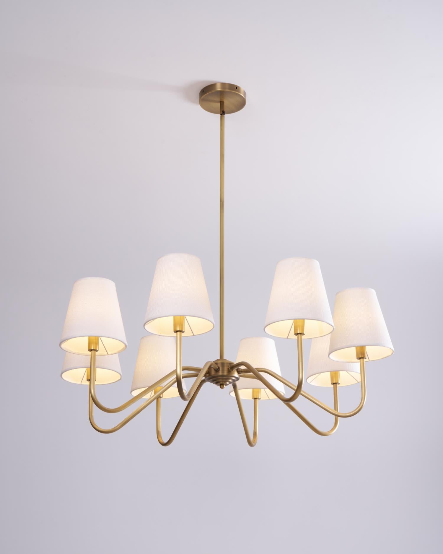 Lassen Brass Chandelier