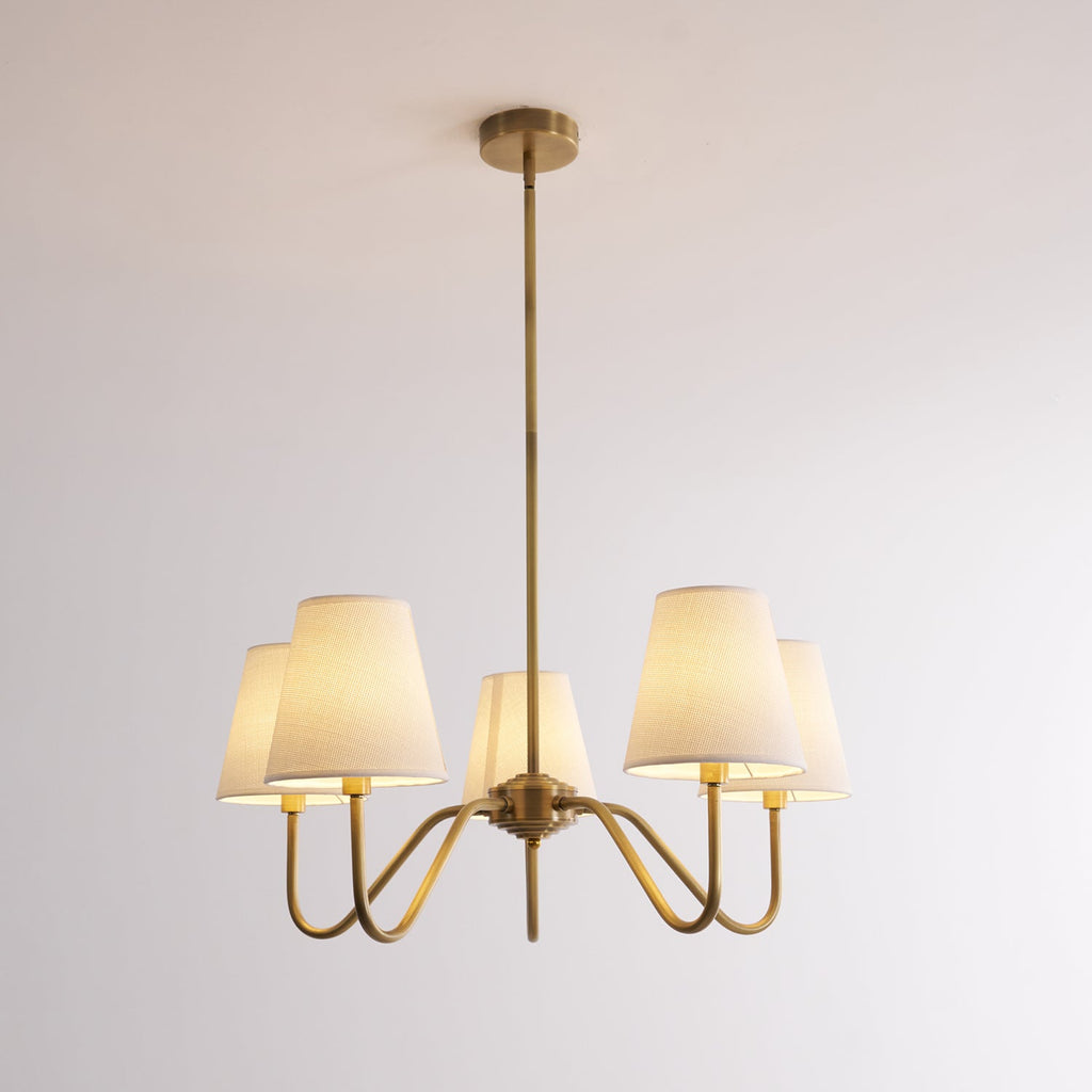 Lassen Brass Chandelier
