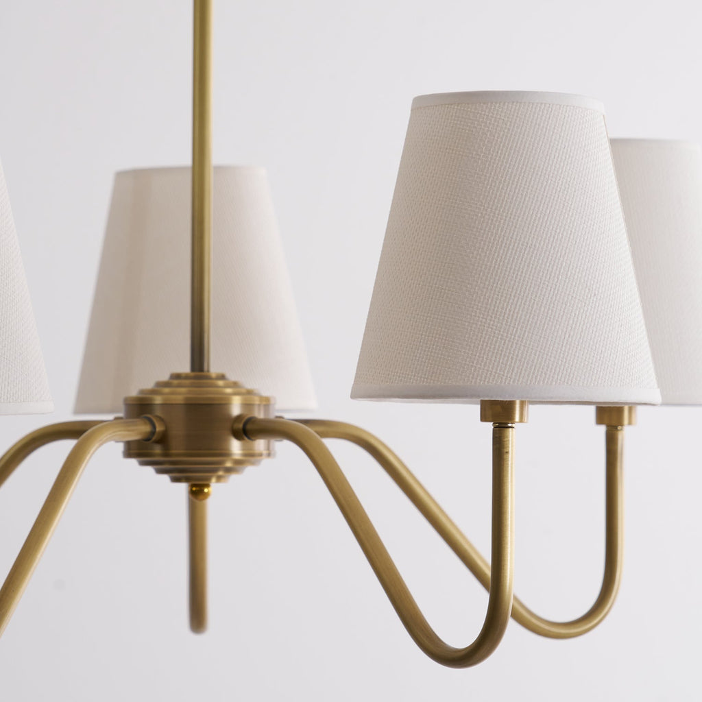 Lassen Brass Chandelier