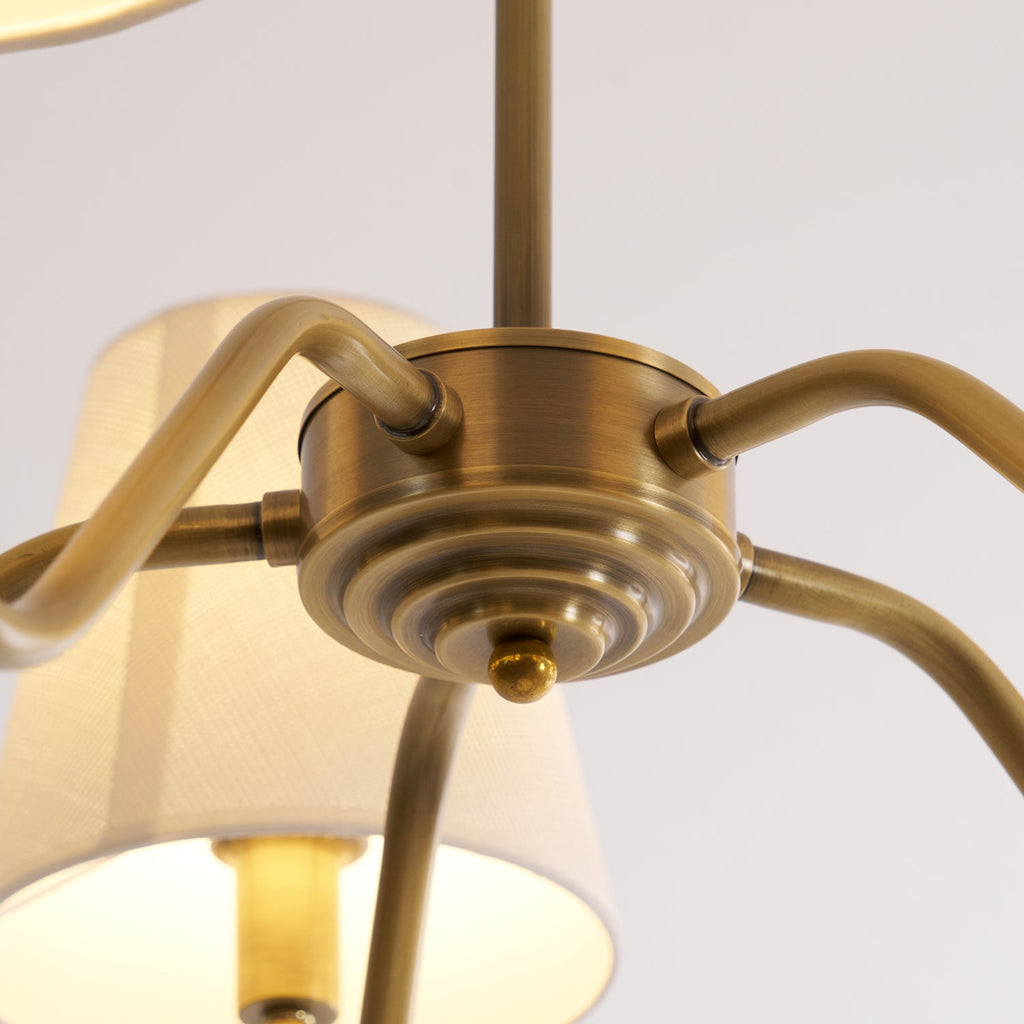 Lassen Brass Chandelier