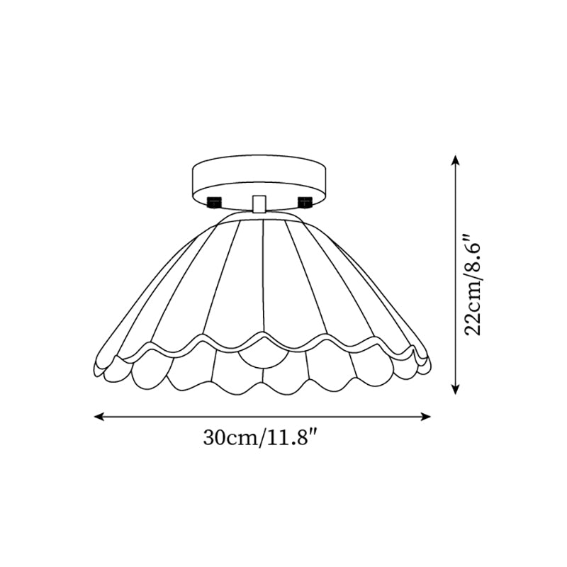 Leira Skirt Ceiling Light