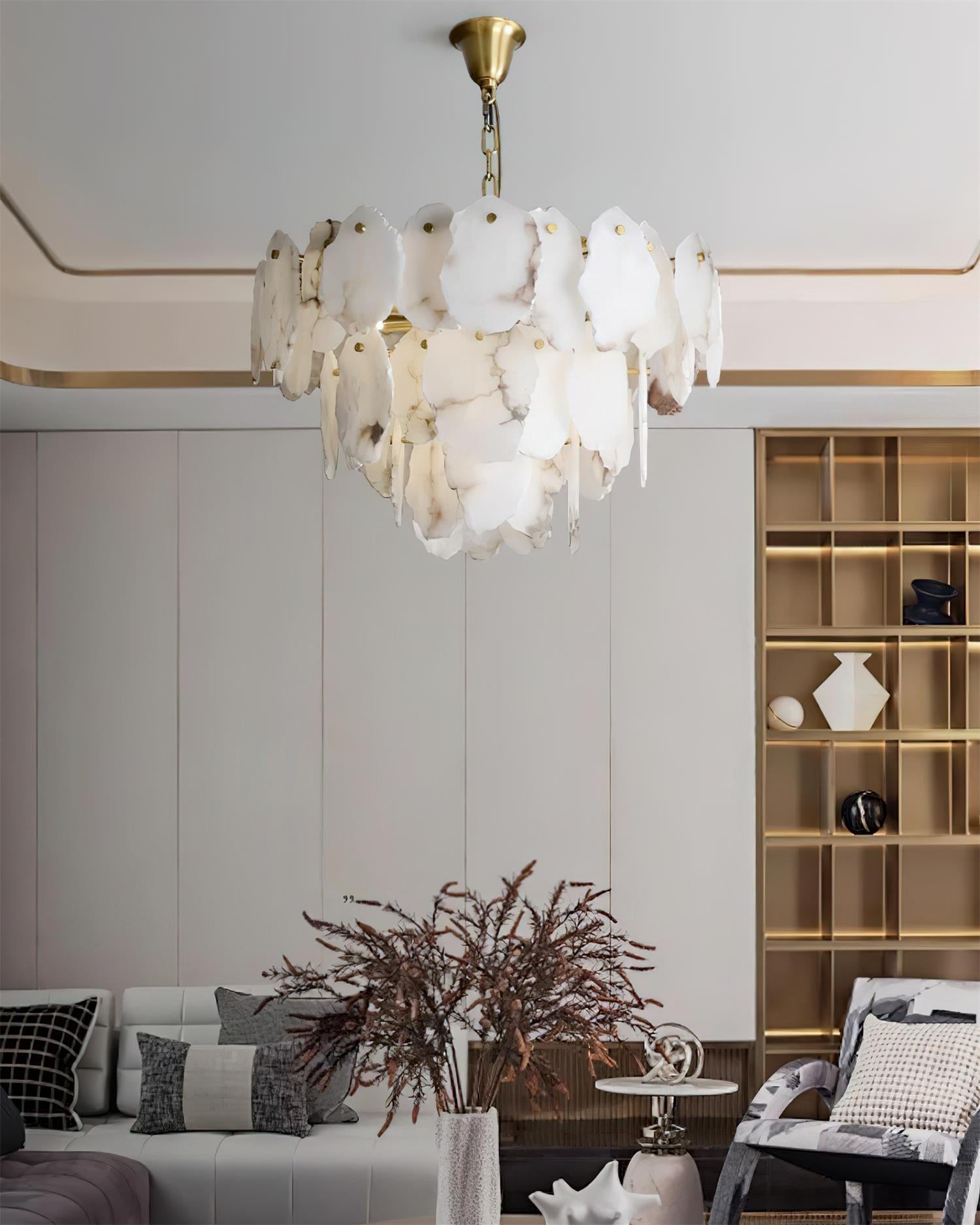 Leon Alabaster Chandelier