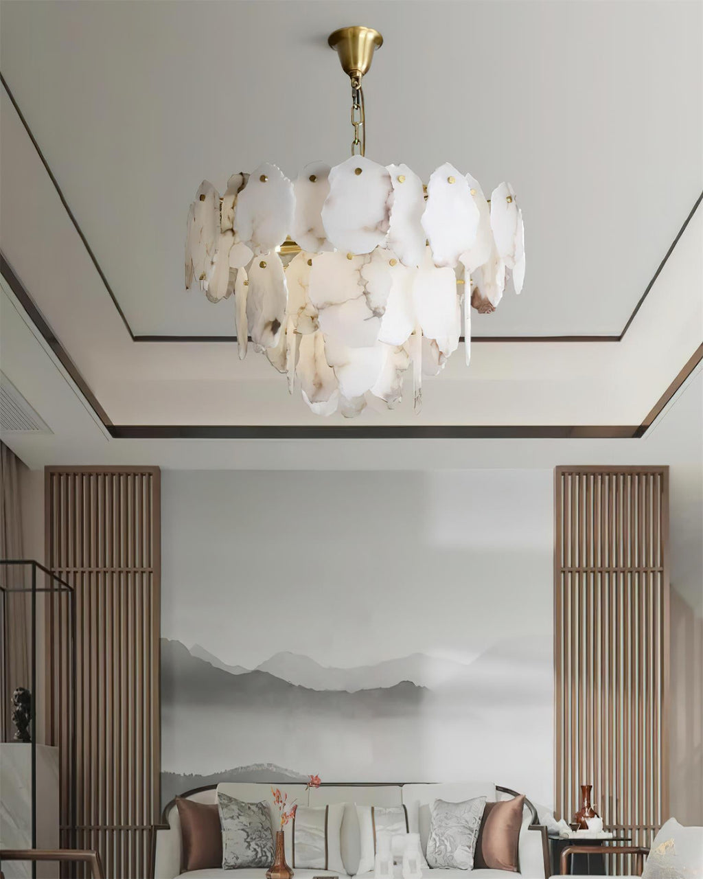 Leon Alabaster Chandelier