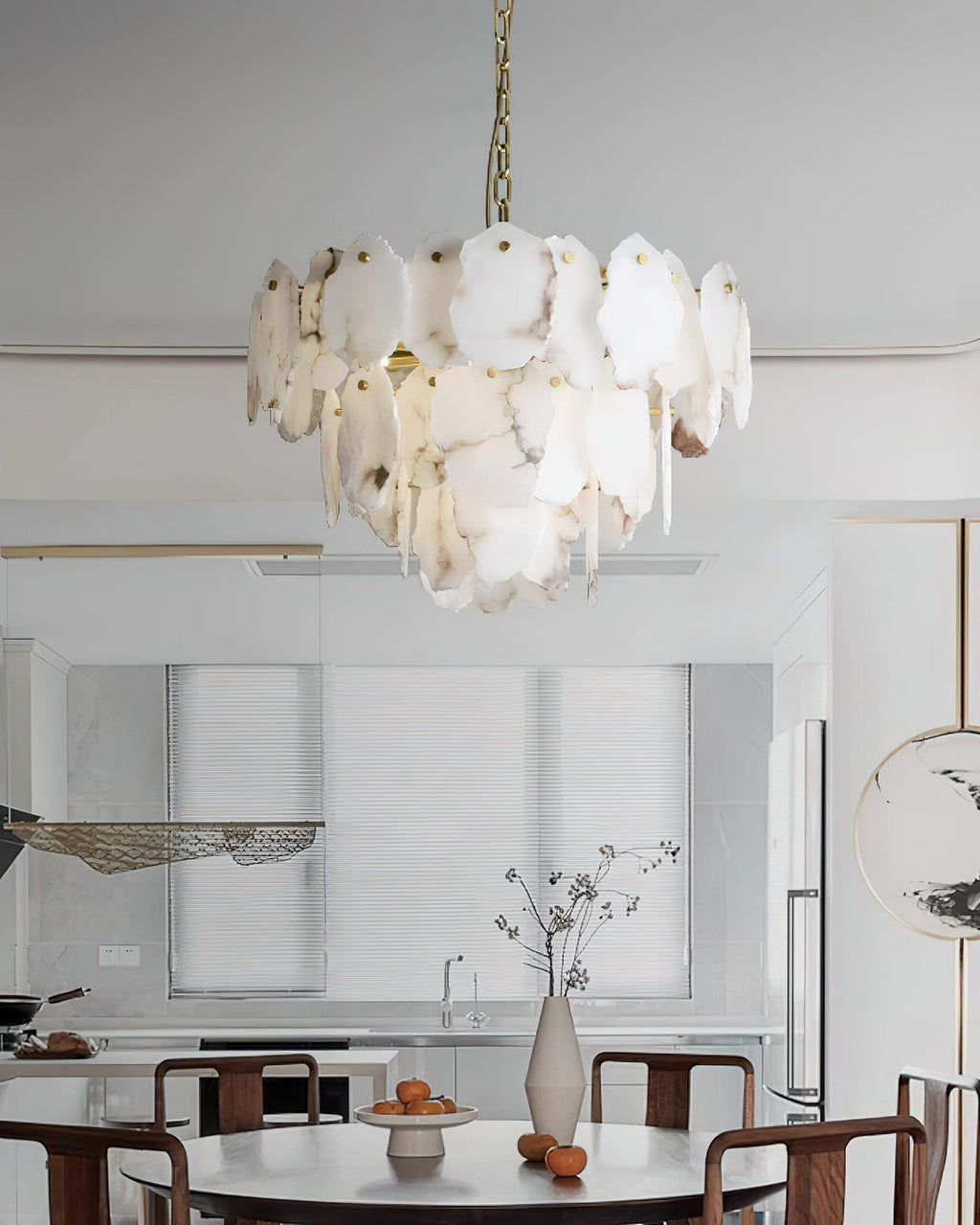 Leon Alabaster Chandelier
