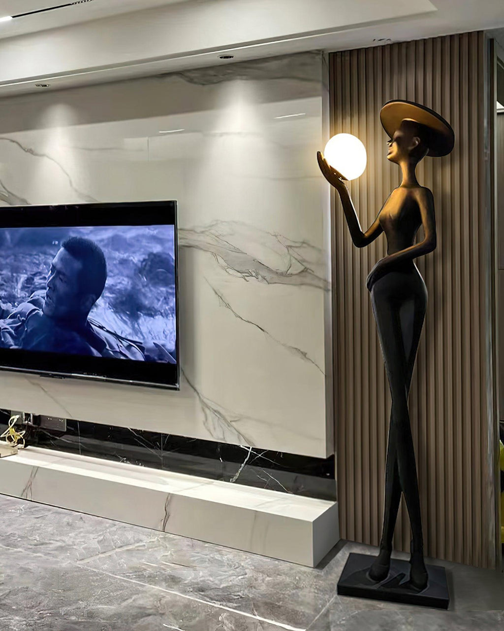 Lexa Sculpture Floor Lamp
