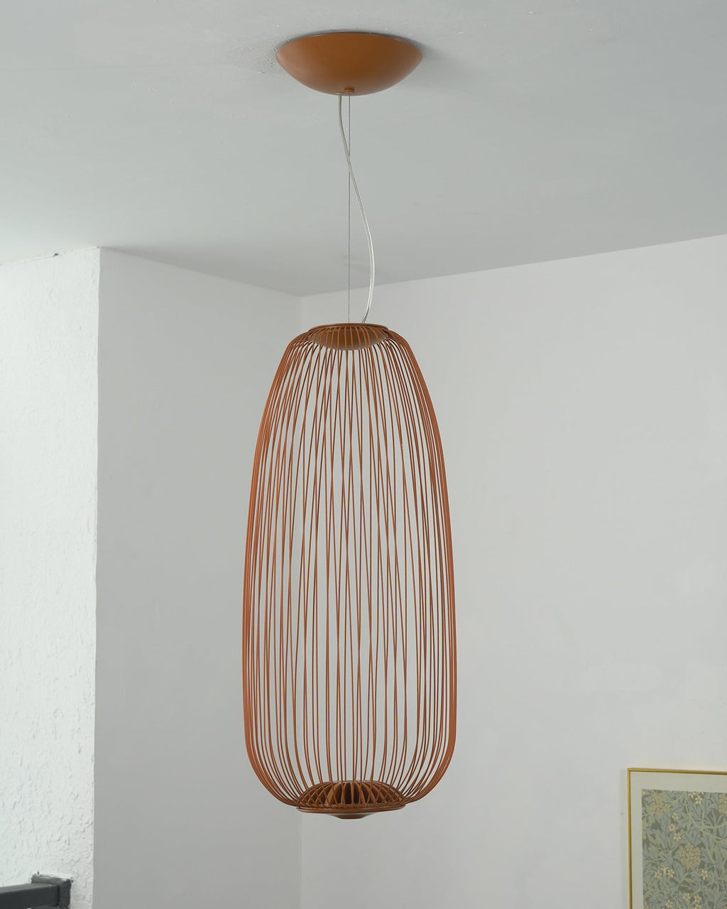 Lightweight Spokes Cage Pendant Lamp