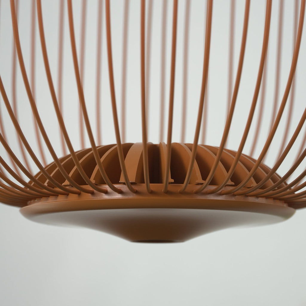 Lightweight Spokes Cage Pendant Lamp