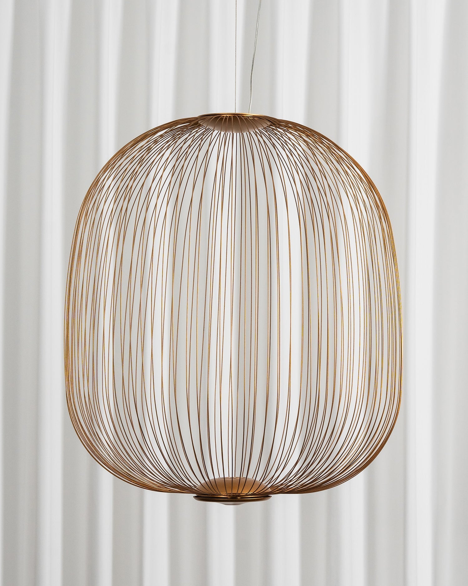 Lightweight Spokes Cage Pendant Lamp