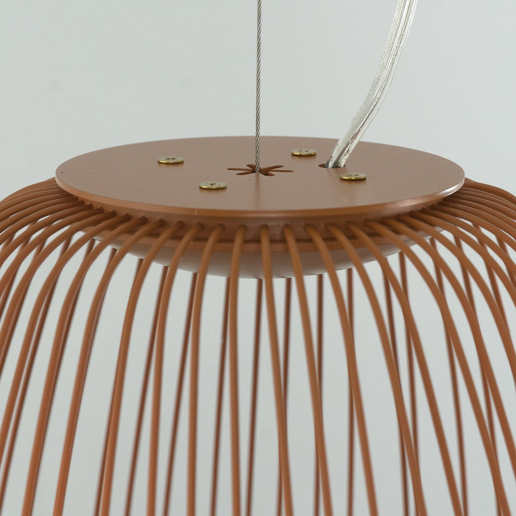 Lightweight Spokes Cage Pendant Lamp