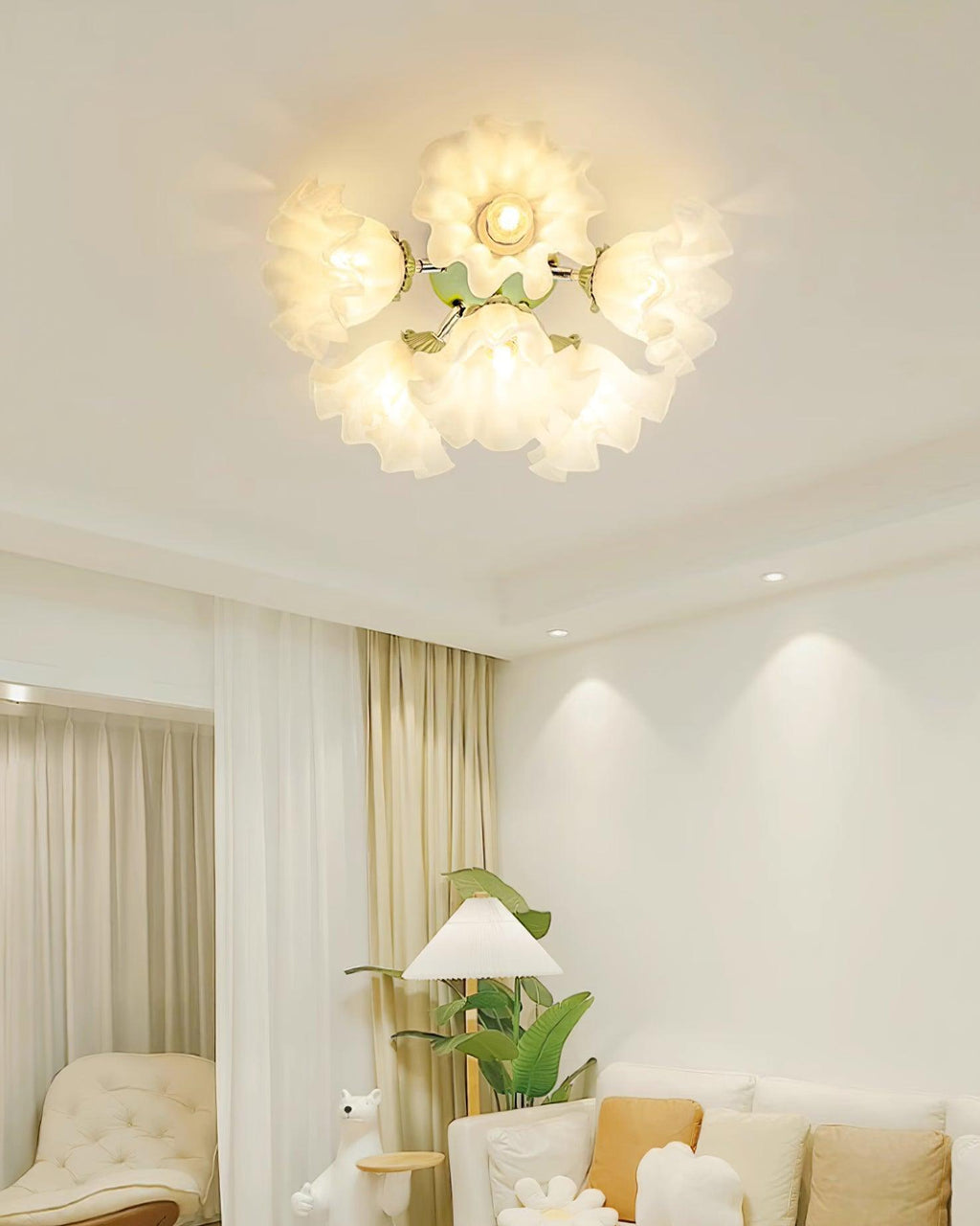 Lily Flower Ceiling Light